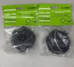 Greenworks Dual Line .080 Bump Feed Spool Trimmer Head Model #29622 Lot Of. Fixed Price $19.99.