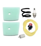 Panari 537186301 Air Filter + Primer Bulb Fuel Spark Plug For Husqvarna 123C. Fixed Price $11.25.