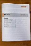 Stihl Battery Trimmer Part Illustrated Diagram List Manual. Fixed Price $13.75.