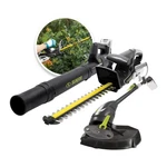 Sun Joe Ionmax Cordless Leaf Blower, Grass And Hedge Trimmer Kit, 24V-GT4MAX-LTE. Fixed Price $149.99.