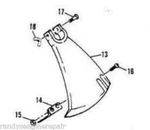 Large Grass Guard Debris Shield Mcculloch 300317 75305128. Fixed Price $50.73.