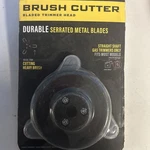 Rino-tuff Brush Cutter 3-SERRATED Metal Edge Blades Straight Shaft Gas Trimmer. Fixed Price $9.99.