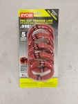 Ryobi AC04149 5-PACK Rapid Reloading Trimmer Line Heavy Duty Pre-cut .095. Fixed Price $13.38.
