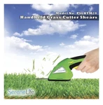 Serene Life Cordless Electric Handheld Shears Shrub Trimmers Green. Fixed Price $42.99.