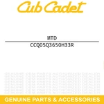 Mtd Q05Q3650H33R Spool Cover Remington RM4000B. Fixed Price $8.95.