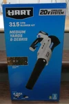Hart HGBL021VNM 20V Cordless 315 Cfm Turbo Fan Blower W/4.0AH Battery & Charger. Fixed Price $98.00.