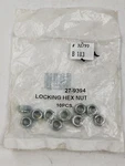 Rotary 27-9394 Locking Hex Nut 10 Pcs. Fixed Price $19.99.