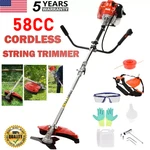2-CYCLE 58CC Gas String Trimmer 73 Straight Shaft Weed Wacker. Fixed Price $121.59.