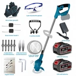 21V Cordless String Trimmer Electric Lawn Mower Weed Eater With Battery&blades. Fixed Price $82.42.