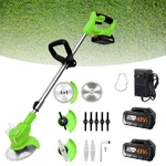 21V Cordless Handheld Electric Grass Trimmer Adjustable Lawn Mower Garden Tool. Fixed Price $45.99.