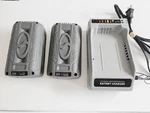 Snow Joe ICHRG40 Lithium-ion Charger +2 IBAT40 Ionmax 40V Batteries Sun. Fixed Price $126.00.