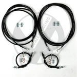 Black Stainless Rear Brake Line Replacement Kit For 92-95 Honda Civic Disk. Fixed Price $184.95.