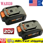 2-PACK Volt For Worx WA3525 3.0AH Max Lithium Battery Power Tools WA3520. Fixed Price $32.00.