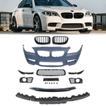 Fits 11-16 Bmw 5-SERIES F10 M5 Style Front Bumper Cover Kit W/ Fog Light Holes. Fixed Price $520.00.