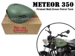 Genuine Royal Enfield Meteor 350 "fireball Matt Green Fuel Petrol Tank". Fixed Price $364.14.