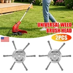 2PCS Steel Wire Grass Trimmer Head Tool Kit Lawn Mower Weeding Brush Cutter. Fixed Price $8.13.