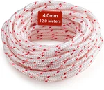 Recoil Starter Rope Pull Cord 12-METER/40FT For Lawn Mower 4.0MM-40FT. Fixed Price $13.99.