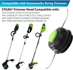 SB00L00 STG401 Replacement Trimmer Head With Greenworks ST60V-T0 80V ST80L. Fixed Price $45.99.
