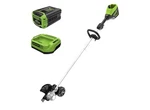 Greenworks 60V 8" Brushless Cordless Edger With 2.0AH Battery & Charger. Fixed Price $140.00.