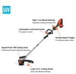 Echo 16IN 56V Eforce String Trimmer Brushless Motor (bare Tool). Fixed Price $149.99.