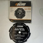 Echo 8 Tooth Knife Blade For Grass And Weeds. 696001-20330. Fixed Price $16.00.