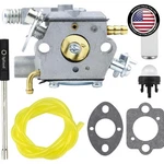 Pre-assembled Carburetor Set For Husqvarna Trimmers Resolves Engine Issues. Fixed Price $36.09.