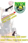 Pack'em Lockable Single Trimmer Rack, Mounted PK-MOWER/PK-6S2. Fixed Price $59.95.
