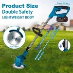 Cordless Electric Lawn Mower Grass Trimmer Weed Eater W/ 21V Battery Garden Tool. Fixed Price $73.13.