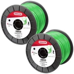 (2) Oregon 69-365 Round Trimmer Line Spool .095 For Greenworks 21362. Fixed Price $83.99.