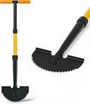 Manual Half Moon Edger With 41-INCH Handle For Lawn Sidewalk Trim. Fixed Price $36.99.