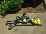 Ryobi 40-VOLT Lithium-ion Brushless Electric Cordless String Trimmer. Fixed Price $79.00.
