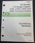 John Deere Manual Trimmer Blower Hedge Clipper 110G 210G 240G Technical TM1430. Fixed Price $19.95.