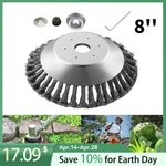 Steel Wire Wheel 8" Brush Grass Cutter Weed Eater Trimmer Head Garden Cleaning. Fixed Price $10.79.