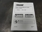 Echo SRM-280U Grass Trimmer Brush Cutter Operator's Manual X7502310802. Fixed Price $12.00.