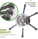 2 Pcs Steel Wire Grass Trimmer Head Lawn Mower Brush Cutter Buy One Get Two. Fixed Price $5.99.