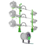 Green Touch Industries 3 Position Line Trimmer Rack & String Spool. Fixed Price $302.99.