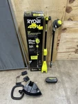 Ryobi 40V 15 String Trimmer Attachment W/4 Ah Battery RY40ST01K (open Box). Fixed Price $119.95.