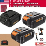 Replace For Worx Trimmer Battery WA3520 WA3525 WA3512 18V Rockwell RW9161 WG545. Fixed Price $86.00.