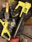 Ryobi One+ 18V Li-ion Cordless String Trimmer/edger & Blower Combo Kit W/battery. Fixed Price $100.00.