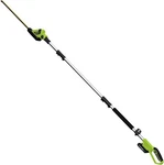Earthwise 20" Cordless Pole Hedge Trimmer, 2.0AH Battery & Charger Included. Fixed Price $103.95.