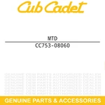 Mtd 753-08060 Rear Engine Cover Craftsman 740970 740930 731972 731971. Fixed Price $11.95.
