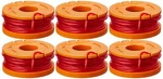 Worx Replacement Spools W/line 6-PACK #WA0010. Fixed Price $10.99.