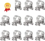 Glarks 12PCS Stainless Steel Mini Fuel Injection Hose Clamps 8-10MM, Metallic. Fixed Price $22.39.