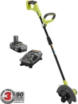 Ryobi Electric Cordless Edger Grass Lawn Reversible 18VOLT Battery Charger P2310. Fixed Price $124.26.