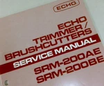 Echo SRM-200AE SRM-200BE Trimmer Brushcutter Service Shop Repair Manual Overhaul. Fixed Price $11.97.