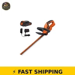 Black+decker LHT2220 20V Max Cordless 22IN Hedge Trimmer Kit Battery Charger. Fixed Price $124.99.