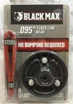 Black Max .095-INCH Fixed Line Trimmer Head With Replacement Inserts. Fixed Price $19.99.