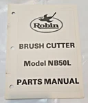 Robin Brush Cutter Model NB50L Parts Manual Original Oem Illustrated. Fixed Price $19.95.
