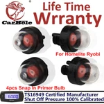 4 Primer Pump Fuel Carburetor Bulbs For Lawn Mower Brushcutter. Fixed Price $6.99.