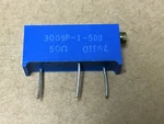 (1 Pc) Bourns 3009P-1-500 Resistor Cermet Trimmer Ohm 10% 0.75W. Fixed Price $9.95.